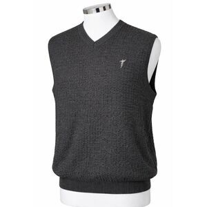 Fairway Outfitters 100% Cotton Vest Dark Gray Size Large Golf